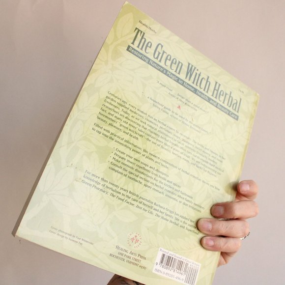 Vintage 1990s Book, "The Green Witch Herbal" by Barbara Griggs, 1994 - Picture 5 of 10